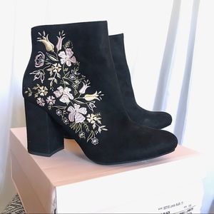 Justfab Lorieda Black Booties